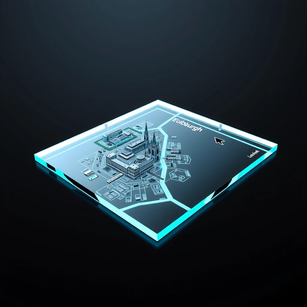 Schematic map of Edinburgh location